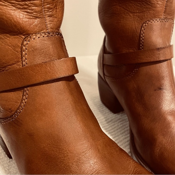 SOLD-Lucky Brand Rollie Boots Leather Equestrian Brown Riding Tall Boots Size 10 - Picture 6 of 16